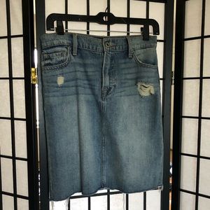 Lucky Brand denim skirt!